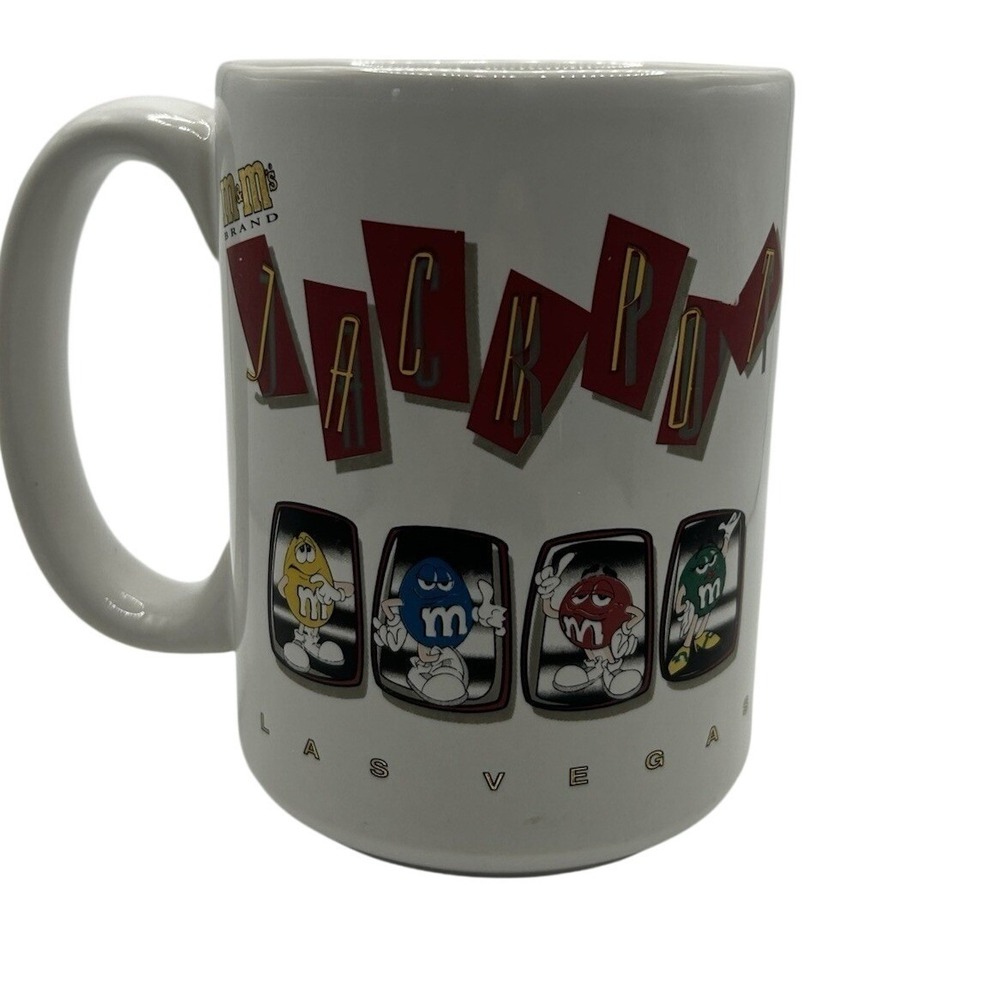 M&M's Brand 1997 Jackpot‎ Las Vegas Mug Coffee Cup